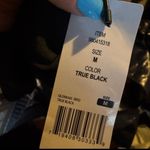 Gap Black Tiered Tank Dress Size M NWT Slub Jersey Knit Crewneck Shirring Photo 5