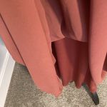 SheIn | Mauve Short Sleeve Long Ballgown with Gold Embellishment on Shoulder Photo 11