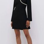 Jonathan Simkhai Katherine Diamante Cutout Mini Dress Black Womens Size 2 Photo 12