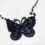 Black Lace Butterfly Goth Punk Necklace New Photo 5