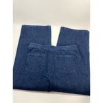 Ann Taylor  Women's Double Sided Button Denim Extra Wide Leg Jeans Blue Size 10 Photo 6