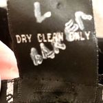 Silkland Stretch Velvet Slacks Dressy Pants Size 10 Black Elegant Zip Side Party Photo 8