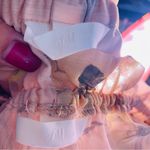 H&M  flora 2 piece off the shoulder crop too and pants sheer beach coverup outfit Photo 10