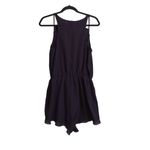E By Eloise Womens Romper Playsuit Purple Ruffles Sleeveless Anthropologie M Size M Photo 4