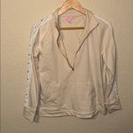 Lilly Pulitzer Women's Cream Jacket with Lace Detail size small Photo 1