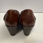 Dansko  Leather Burnished Nappa Wedge Mary Janes Brown Size EU 37 Photo 2