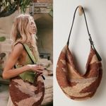 Free People Tan/Brown Slouchy Straw Tote(NWT) Brown Photo 1