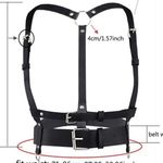 Harness Double Underbust Suspender Belt New Black Photo 6