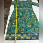 Talbots  Paisley Long Sleeve Dress Size 8 Photo 9