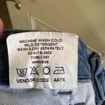 Dressberry Distressed Women's Cotton Denim Shorts 32 W/ Frayed Hem & Pockets Blue Photo 10