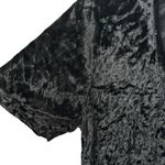 POL Black Crushed Velvet Gothic Boho Top Size Small Blouse Aesthetic Trendy Photo 1