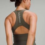 Lululemon athletica Brown Tank Top Logo Elastic Everlux Shelf Tank 10 Photo 3