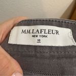 MM.LaFleur  Hockley Pants Grey Convertible Adjustable Organic Cotton Size 10 Photo 2
