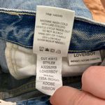 AMO Loverboy in indigo Adobe ribbon high rise ankle length jeans size 26 Blue Photo 13