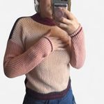 Top Shop Colorblock Angora Sweater Photo 5