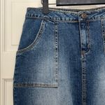 Saint Tropez West 90s Y2k Retro Maxi Denim Skirt - Size 8 Photo 1