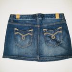 Maurice's π NWT sz 9 10 Dark Denim Jean Mini Skirt Photo 1