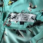 Hell Bunny Vixen Teal Floral Dress Blue Photo 4