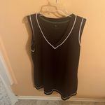 Tuckernuck Black with White Trim Tennis Athletic Dress Photo 1