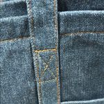 Blue Denim Tote Bag with Zippered Pouch Photo 1