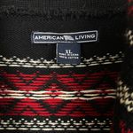 American Living 100% cotton knit cardigan sweater vest aztec tribal print. XL Photo 3