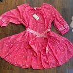 A loves A  Pink Embroidered Casual Dress Photo 13