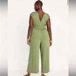 Old Navy  Green Casual Stretch Wide Leg Jumpsuit Size XL Photo 1