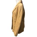 Uniform John Paul Richard Tan Leather Blazer Size 12 Petite EUC Photo 4