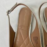 BCBGeneration  Kristin Flat Coquette Preppy Silver Slingback Bow Ballerinas 7.5 Photo 3