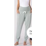 Seraphine M Green Drawstring Stretch Comfort Maternity Jogger Pants Soft Lounge Size M Photo 10