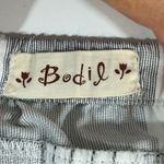 Bodil Black and White Striped Steampunk Maxi Skirt One Size Size undefined Photo 5