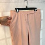 EXPRESS Design Studio Pink Editor Flat Front Cropped Wide Leg Pants Size 8 Photo 1