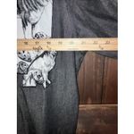 The Quacker Factory LARGE Embroidered Denim Shirt Dogs Fido Beaded‎ Rhinestone Black Photo 4