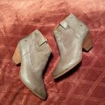 Frye Reina Tan Western Ankle Boots Photo 2