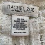 Rachel Zoe Kimono Sheer White Embroidered Lace Long Open Front Boho Swim Coverup Photo 9