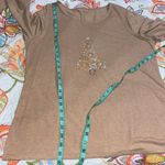 Coldwater Creek  large (14) primaknit jeweled tee with flaw on back shoulder NWT Photo 9