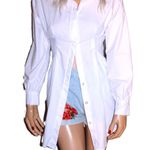 Pretty Little Thing  White Shirt Dress 4 Photo 6