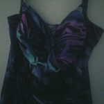 TrimShaper 18 Blue Purple Tiger One Piece Swim Suit Plus Photo 6