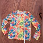 Butterfly print mesh tops Size M Photo 3