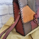 Patricia Nash Patchwork DANTE Crossbody Leather Flap Shoulder Bag Photo 2
