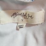 Altar'd State A Beautiful Soul Blue and White Sleeveless Tiered Dress Sz Large Snakeskin Print Photo 4