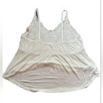 love on a hanger  Crocheted White Tank Top Small Boho Burnout lace Photo 1