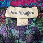 Norton Mcnaughton Vintage  Colorful Jewel Tone Paisley Skirt USA Made Size 12 Photo 3