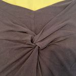 Tommy Bahama  szS on or off shoulder twist front dark blue knit top EUC Photo 2