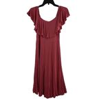 LA Made Dark Pink Flutter Sleeve Mini Dress Small New Photo 19