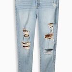 Torrid High-Rise Straight Vintage Stretch Mid-Rise Sequin Backed Jeans 12R NEW Photo 0