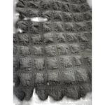 Black Textured Checker Pattern Womens Hobo Handbag SKU CS7945/T284660 Size L Photo 1