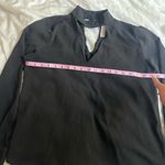 Sweet Wanderer Black cutout choker crepe long sleeve blouse women's large Photo 4