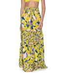 Maaji Strapless Long Smocked Tiered Maxi Dress Floral Hamilton Bay Print Size M Photo 7