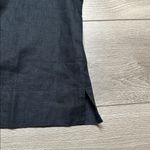 Quince European Linen Short Sleeve Button Up Shirt Black Size Large Photo 7